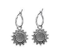 Joyas para mujeres Pendientes, planta de navidad de navidad palmera cactus rosa pendientes de aro de aros de joya vintage regalos de bijoux para novia, esposa, hermana, hija, madre en