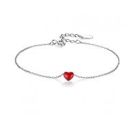 Joyas para mujeres Tiny Red Love Footprints 5mmx6mm Pendientes de semental para