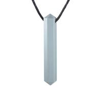 Joyas Sensoriales Masticables - Collar Colgante De Masticación Flexible, Cadena De Dentición De Gema No Tóxica | Juguete De Masticación De Silicona Para Niños Con TDAH, Therapys Ayuda Collar De Dentic