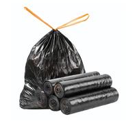 Joybos 5 rollos de bolsas de basura con cordón 15 cm