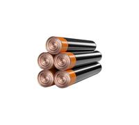 Joybos - 5 rollos de bolsas de basura negras con cordón