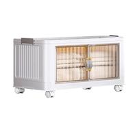 JOYBOS - Caja/Armario de almacenamiento doble blanco