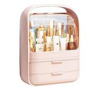 Caja De Almacenamiento De Cosméticos A Prueba De Agua Y Polvo Rectangular Rosa