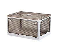 JOYBOS, Caja de almacenamiento plegable 28 l, multifuncional color blanco