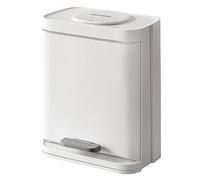 JOYBOS Cubo De Basura De 15,9 L Con Tapa Y Pedal De Manos Libres