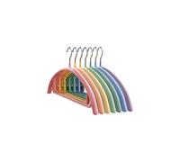 JOYBOS Juego de 7 perchas antideslizantes multicolor.