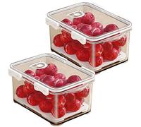 JOYBOS Set de 2 Contenedores para Alimentos de 5.5 L Cada Uno para Almacenamiento de Alimentos, con Tapas