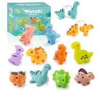 JOYBOY Juguetes Montessori para Bebés y Niños 1 2 3 Años - Juguetes Educativos con Dinosaurios para Clasificación por Colores, Apilamiento y Actividades Sensoriales, Regalo de Cumpleaños o Navidad