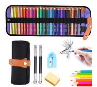 JOYBOY Lápices de Colores,50 Piezas Lápices de Dibujo Set,Incluye 2 extensores de lápiz y 1 borrador,Para Artistas Profesionales y Principiantes