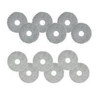 JoyBros 12-Pack Mopa para XIAOMI Vacuum X20 MAX Dreame L10s Ultra/Gen 2 Ultra Heat, Dreamebot L10s Pro L10s Prime L10s Plus Xiaomi X10 Almohadillas Paños Piezas de Recambios