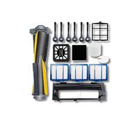 JoyBros Accesorios de Repuesto compatibles con Shark IQ R101AE RV1001AE UR1100SRUS AV1002AE AV1010AE RV100AE EZ RV912S Filtro de Cepillo de Barrido Principal/Rodillo de Base Limpia