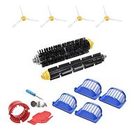 JoyBros Accesorios Kit Recambios para iRobot Roomba Serie 600 692 675 676 694 671 698 697 4x Filtros 4x Cepillos Laterales 2x Juego de Rodillos Principales Repuestos