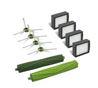 JoyBros Accesorios para iRobot Roomba i1+ 1152 i3+ i4 + i6+ i7+ i8+ e5 e6 e7 Combo J5 i5, 2 Cepillos Principales (Rodillos) 4 Filtros 4 Cepillos Laterales