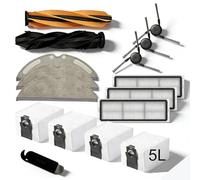 JoyBros Accesorios para Robot Aspirador Dreame D20 Pro Plus, 2 Cepillos Principales, 3 Almohadillas de Limpieza, 3 Filtros HEPA, 3 Cepillos Laterales, 3 Bolsas de Polvo 5L (14 Ud.)