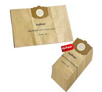 JoyBros Bolsas de Papel para Kärcher wd2 Plus WD3s KFI 357 2.863-314.0 WD 3 V-17/4/20 kwd 3 KWD1-2 SE 4001 Plus Aspiradora Bolsas de Polvo(10 unidades)