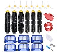 Joybros Kit de Accesorios de Repuesto: 26 Piezas de Filtro, Cepillo Compatible para iRobot Roomba Piezas de reposición 600 Series 690 680 660 651 650 & 500 Series 595 585 564 552
