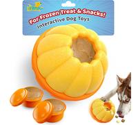 Joybruko juguetes para perros interactivos para masticadores agresivos /No se necesitan aceite /atornillado liso Tratado congelable Puzzle de perros
