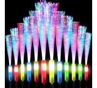 Joycabin Juego de 12 barras de luz LED, con luz multicolor, fibra de vidrio, para Navidad, fiestas, conciertos, bodas