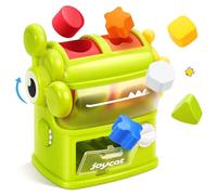 JoyCat Juguete Niño 1-3 Años, Caja de Clasificación de Formas con 6 Bloque Sonajero y 2 Palancas, Juguetes Educativo Montessori de Colores y Formas, Regalo Bebe Niños 1 2 3 Años