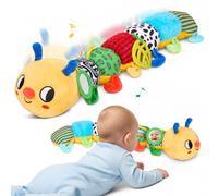 JoyCat Juguetes Bebes 0-18 Meses, Peluche Musical con Forma de Oruga Que Gatea: 38 Canciones y Grabación, Juguetes Sensoriales Tummy Time, Regalo Bebe Recien Nacido Niños Niñas
