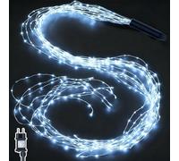 Joycome Guirnaldas Luces 2M 200 LED Guirnalda Luminosa, IP65 Impermeable 9 Modos Cadena de Luces con Temporizador para Jardín, Patio, Escalera, Interior, Exterior Decoración - Blanco