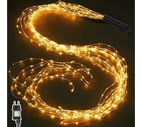 Joycome Luces Árbol Navidad 2M 400 LED Luzes Cascada con Enchufe, Temporizador, 8 Modos Guirnalda Árbol Navidad Impermeable Luces de Hadas Navideñas para Interior Exterior Jardin Decoración