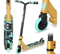 Joycruise Stunt Scooter Pro Trick Scooters for Kids & Teenagers Age 6+ Boys Girls, Kick Freestyle Beginner Scooter 360 Spin Handlebar, Robust Aluminum Frame 100mm Smooth Wheels