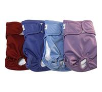 JoyDaog Pañales para perros pequeños, reutilizables, lavables, de alta calidad, para perros pequeños, para calor, incontinencia, pañales para perros, XS