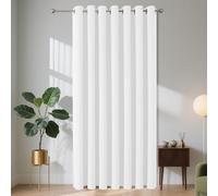 Joydeco Cortina Opaca para Puerta con Ojales 1 Pieza 135x225 CM, Blackout Curtain Termica Aislante Frio y Calor para Decoración y Protección de Ventana Puerta Vestidore Armario