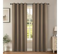 Joydeco - Juego de 2 Paneles de Cortinas Opacas, Cortinas largas con Aislamiento térmico, 305 cm de Largo, con Ojales, Cortinas navideñas para Ventana de Sala de Estar o Dormitorio