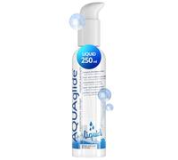 JOYDIVISION AQUAglide liquid lubricante 250 ml, lubricante a base de agua y extra líquido, compatible con preservativos de látex