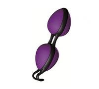 JOYDIVISION Joyballs Secret Duo - Love Balls Duo Morado | Bolas vaginales para la gimnasia del suelo pélvico | Bolas de placer de Silikomed/TPE | Compatibles con lubricantes a base de agua y silicona