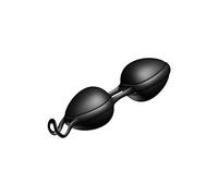JOYDIVISION Joyballs Secret Duo - Love Balls Duo Negro | Bolas vaginales para fitness del suelo pélvico | Bolas de placer de Silikomed/TPE | Compatibles con lubricantes a base de agua y silicona