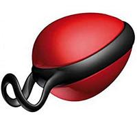JOYDIVISION Joyballs Secret Single - Bolas del amor Single Rojo | Bolas vaginales para la gimnasia del suelo pélvico | Compatibles con lubricantes a base de agua y silicona