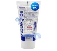JOYDIVISION Original AQUAglide 50 ml lubricante natural, lubricante transparente y vegano, pH optimizado y compatible con condones de látex