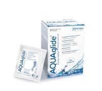 Joydivision Original AQUAglide 50x3 ml gel lubricante Natural, lubricante cristalino y vegano, pH optimizado y compatible con preservativos de látex