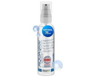 JOYDIVISION Original AQUAglide 75 ml lubricante natural, lubricante transparente y vegano, pH optimizado y compatible con condones de látex