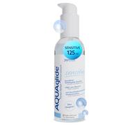 JOYDIVISION Original AQUAglide lubricante sensible 125 ml, lubricante transparente y vegano, pH optimizado y compatible con condones de látex