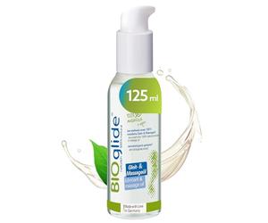 JOYDIVISION Original BIOglide 2 en 1 Masaje y Lubricante 125 ml | Lubricante 100% natural y vegano | Libre de parabenos y fragancias sintéticas, No apto para condones de látex