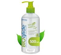 JOYDIVISION Original BIOglide neutral gel lubricante 500 ml | Lubricante 100% natural y vegano | Gel lubricante orgánico a base de agua apto para condones de látex | Lubricación a base de agua
