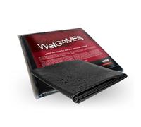 JOYDIVISION SexMAX WetGAMES sábana Negra I Sábana 180x220 cm I Sábana de PVC para Juegos en Pareja y masajes I Protección Antihumedad para la Cama I Lavable a 30°C