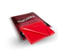 JOYDIVISION SexMAX WetGAMES Sábana Roja I Sábana 180 x 220 cm I Sábana de PVC para juegos en pareja y masajes I Protección contra humedad para la cama I Lavable hasta 30°C I Sábanas impermeables