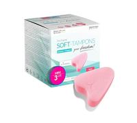 JOYDIVISION Soft-Tampones mini I 3 unidades I tampones sin cordón para deporte, natación y spa I esponjas menstruales ultra suaves I inserción y extracción fáciles I Softtampón sin cordón
