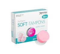 JOYDIVISION Soft-Tampones profesional I 50 unidades I tampones sin cordón para deporte, natación y spa I esponjas menstruales ultra suaves I inserción y extracción fáciles I Softtampón sin cordón