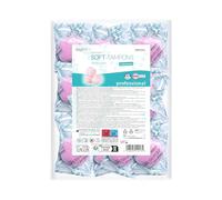 JOYDIVISION Tampones blandos Pro 30 unidades, invisibles, sin hilos retornables, seguridad para deportes e intimidad, materiales suaves y respetuosos con la piel en práctica bolsa de viaje