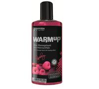 JOYDIVISION Warmup Aceite De Masaje Efecto Calor Frambuesa 150ML - Aceite Aromático Con Efecto Calentador Para Masajes Relajantes