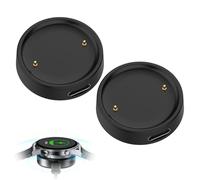 JoyEcho - Cargador de reloj tipo C - Adaptador de cable de carga - Convertidor compatible con Amazfit Active 2/Bip 6 - Sin cable - Negro