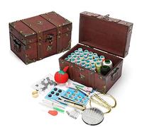 Joyeee Caja de Costura de Madera - Cesta de Costura Vintage con Accesorios de Costura Completo para Inicio Viaje Uso de Emergencia, Kit de Costurero Premium para Mamá Grandma Girl hogar Regalo#5