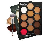 Joyeee Contour Concealer Palette with Highlighter High-Pigment Full Face Ch ye Makeup with a Long-Wearing Formula, Pigmented Makeup Palette Eye Color & Shine (12 Colors Contour Palette)