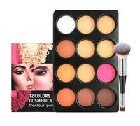 Joyeee Contour Concealer Palette with Highlighter High-Pigment Full Face Ch ye Makeup with a Long-Wearing Formula, Pigmented Makeup Palette Eye Color & Shine (15 Color Women Makeup Palette)